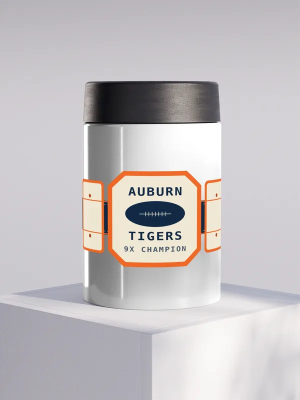 Auburn Championship Belt Koozie
