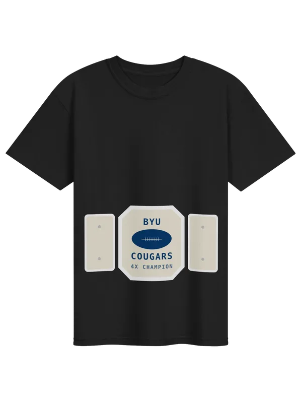 BYU Championship Belt Wrestling Tee