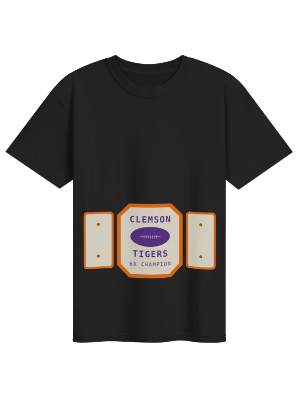 Clemson Championship Belt Wrestling Tee