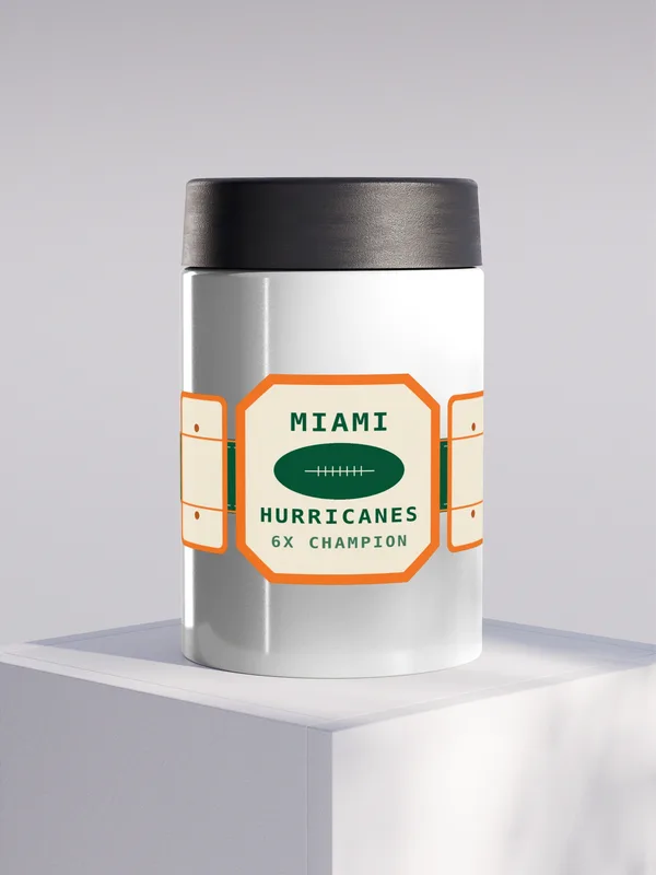 Miami Championship Belt Koozie