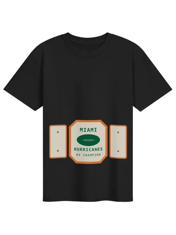 Miami Championship Belt Wrestling Tee