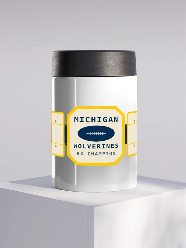 Michigan Championship Belt Koozie