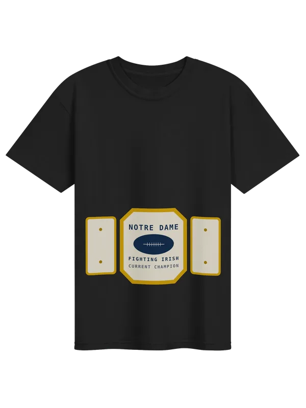 Notre Dame Championship Belt Wrestling Tee