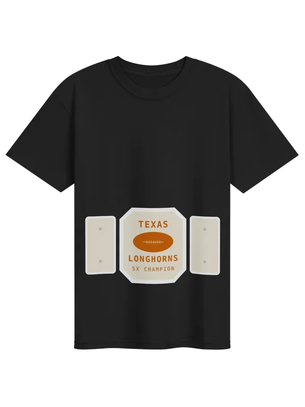 Texas Championship Belt Wrestling Tee